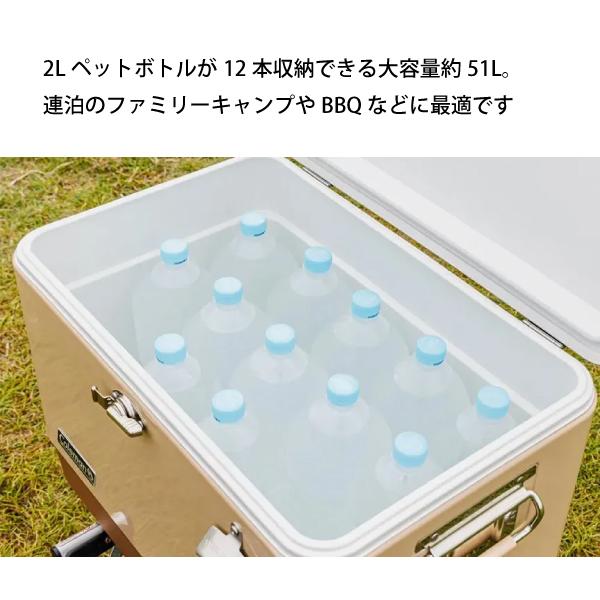 Coleman（コールマン） スチールベルトクーラー 54QT バターナッツ 