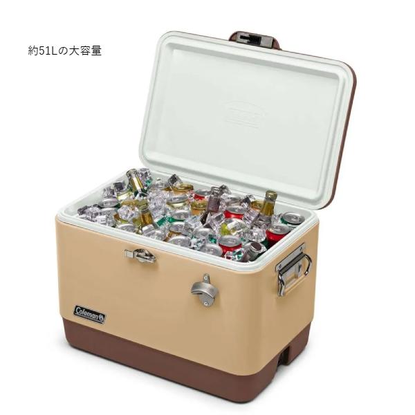 Coleman（コールマン） スチールベルトクーラー 54QT バターナッツ