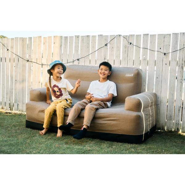 【美品】Coleman コールマン エアカウチ ダブル Coleman コールマン アウトドアチェア エアカウチダブル 2185884