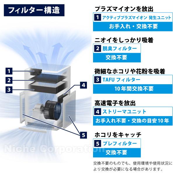 ダイキン（DAIKIN） 空気清浄機 小型 加湿なし コンパクト 花粉対策