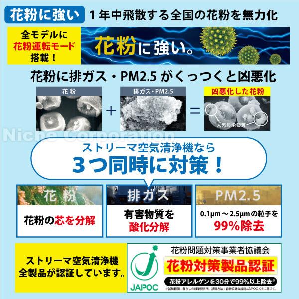 空気清浄機 加湿器 ダイキン 加湿ストリーマ空気清浄機 ホワイト MCK70Y-W 31畳 ウイルス 菌 花粉 黄砂｜mitsuyoshi｜08