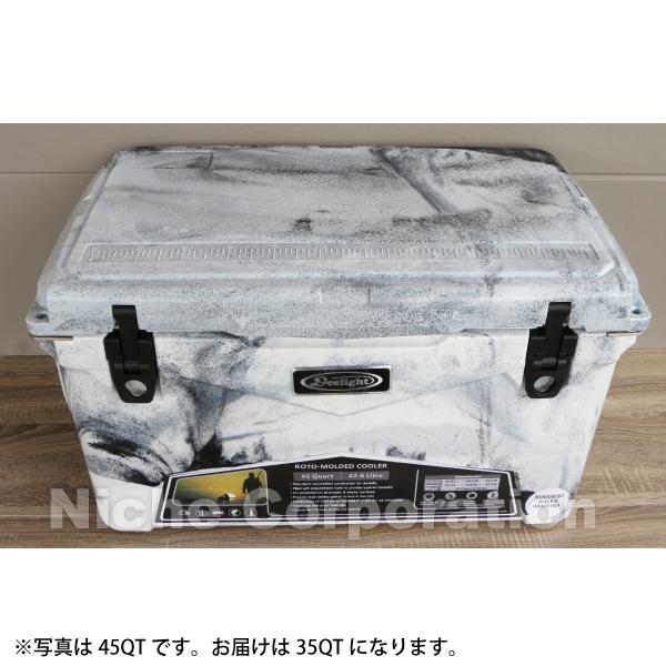 アイスランドクーラー35QT ホワイトカモ