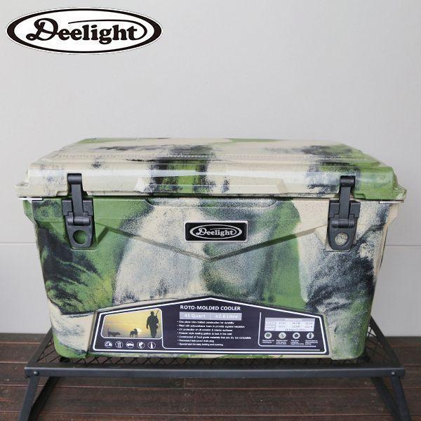 Deelight(ディーライト) アイスランドクーラー 45QT グリーンカモ