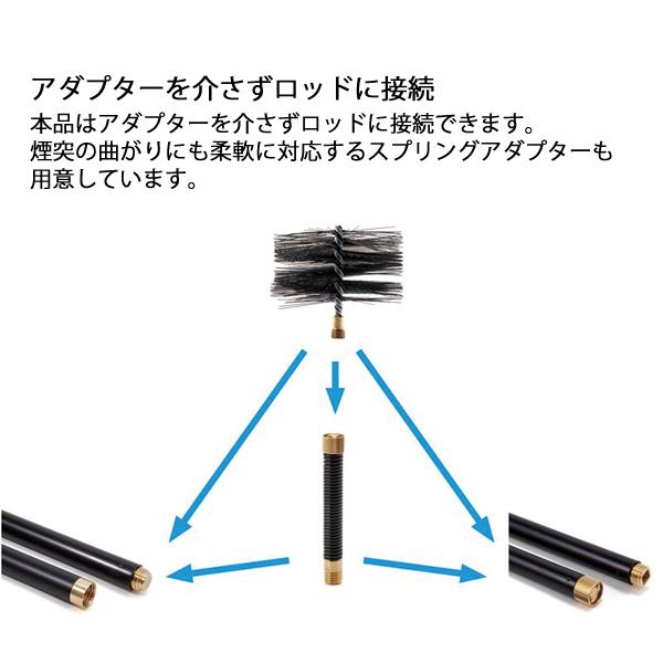 煙突掃除ブラシ6本セット ファイヤーサイド 楽天市場】煙突ブラシ