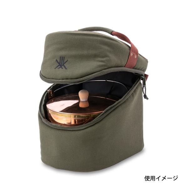 ファイヤーサイド グランマー コッパーケトル(小) + 純正ケース FIRESIDE（ファイヤーサイド） マルチケース 14L 72031 アウトドア