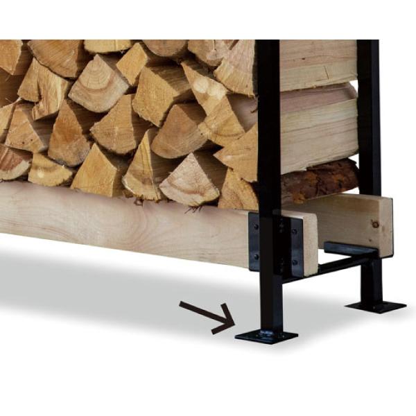ファイヤーサイド 2x4 ログラック 40 スタンダード Y043 40cm 薪 薪ラック 棚 薪束 DIY 暖炉 高さ固定_3