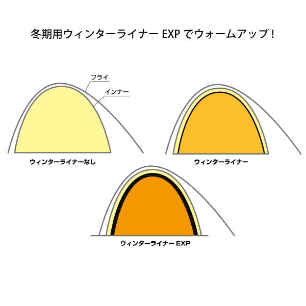 ファイントラック finetrack カミナドーム4ウインターライナー