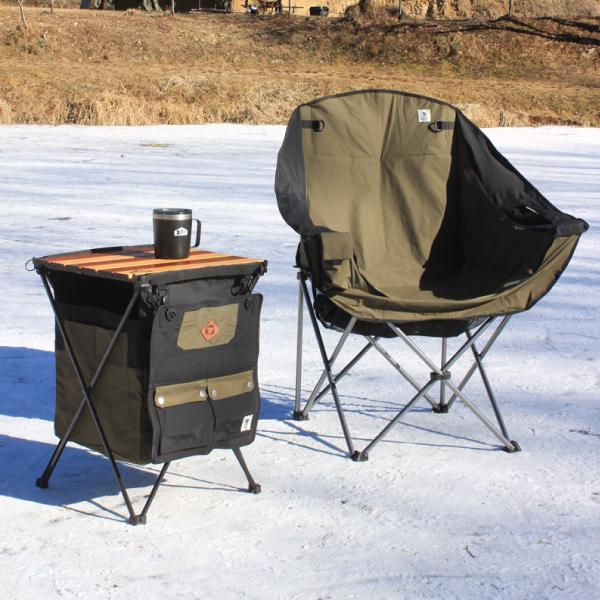 grn outdoor MEKAKUSHI SIDE TABLE オリーブ grn grn outdoor MEKAKUSHI サイドテーブル GO0467F 目隠し 折りたたみ