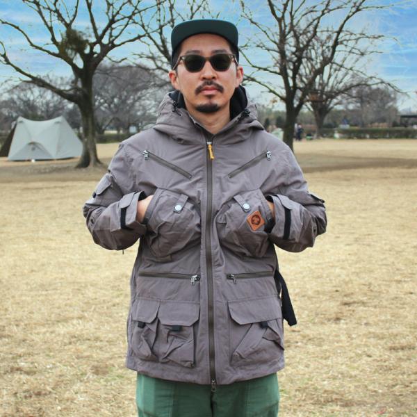 grn outdoor TEBURA MOUNTAIN PARKA21 GO9205Q 手ぶら マウンテンパーカー アウトドア ウェア キャンプ｜mitsuyoshi｜05