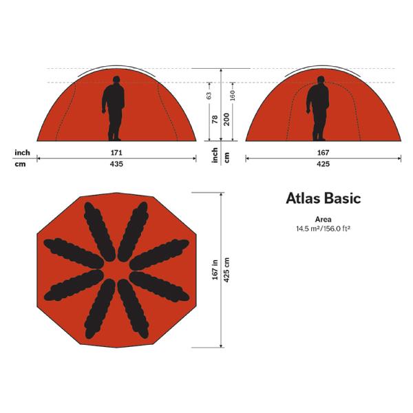 HILLEBERG（ヒルバーグ） アトラス グリーン 12770166008000 国内正規