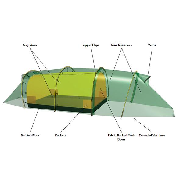 HILLEBERG ヒルバーグ カイタム4GT グリーン 12770178008004