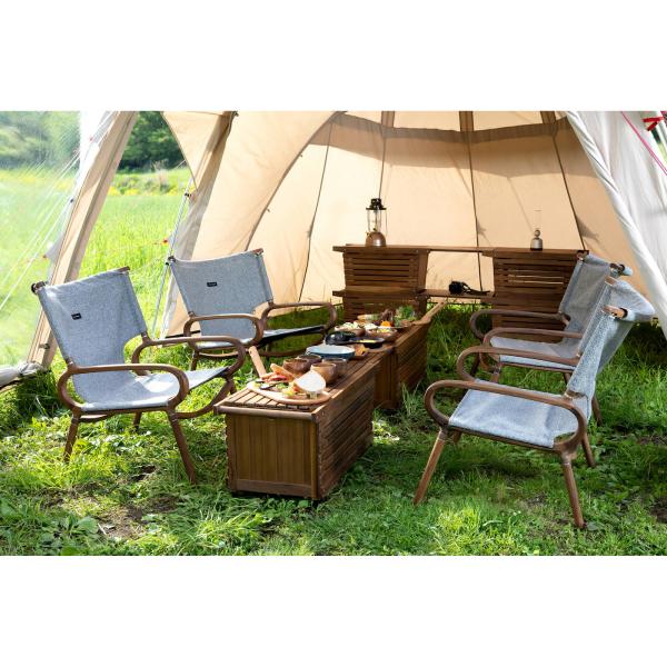 IKIKI Grand Chair Walnutイキキ ウォルナットテクスグレー チェア IKIKI Grand Chair Walnut Fabric グランドチェア