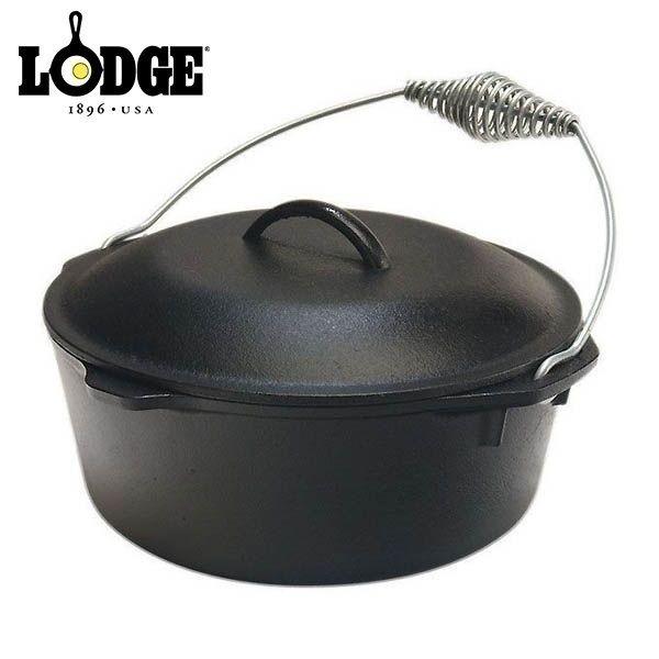 LODGE ロッジ いつでも送料無料 キッチンオーヴン 人気デザイナー L8DO3 キャンプ用品 鉄分 鉄鍋 てつなべ がとれる
