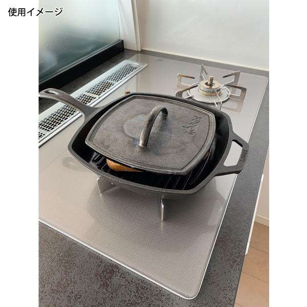 LODGE（ロッジ） スクエアグリルパン 10 1/2 L8SGP3 スキレット 波型