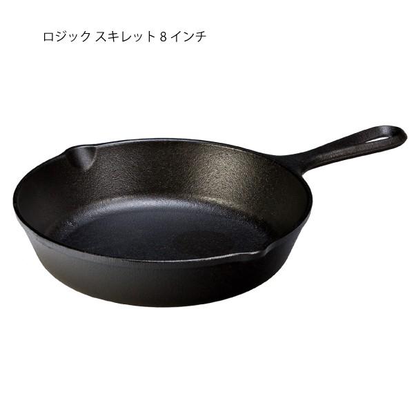 ロッジ ロジック スキレット8インチ&スキレットカバー8インチ セット キャンプ用品｜mitsuyoshi｜02