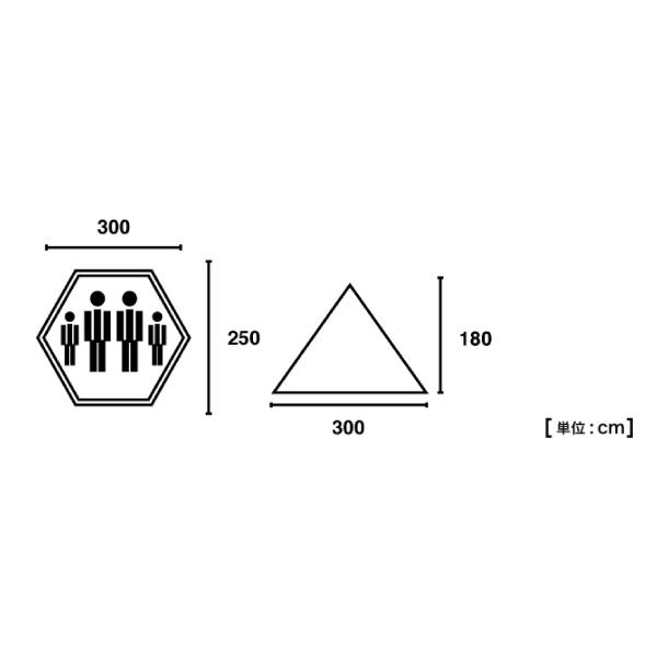 LOGOS ロゴス ナバホ Tepee 300 セット-BB 71908001 テント 簡単