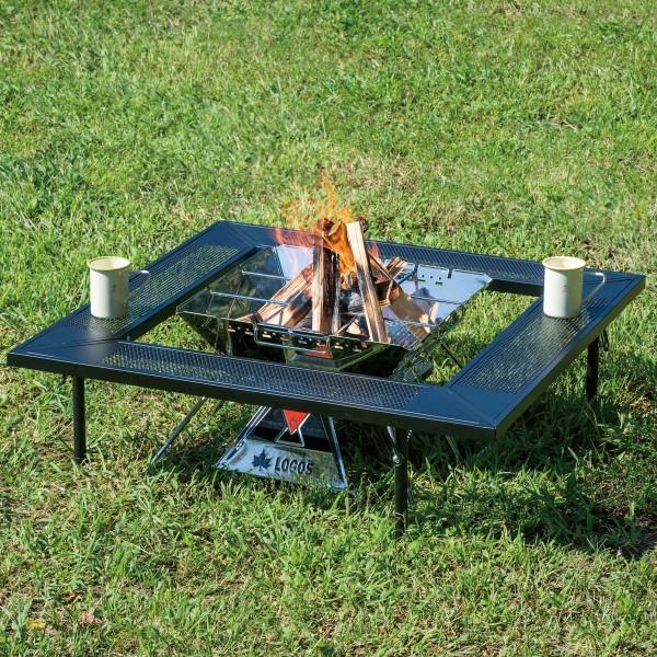 LOGOS（ロゴス） アイアン 囲炉裏テーブル 81064134 キャンプ テーブル