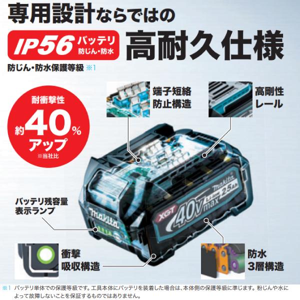 マキタ（makita） バッテリBL4025 A-69923 40Vmax 2.5Ah バッテリー 