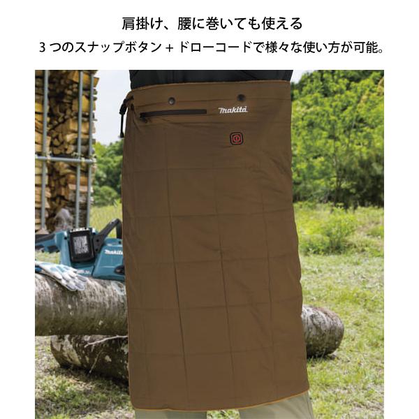 マキタ マキタ(makita) 充電式暖房ひざ掛け 黒 本体のみ マキタ マキタ(makita) 充電式暖房ひざ掛け 黒 本体のみ