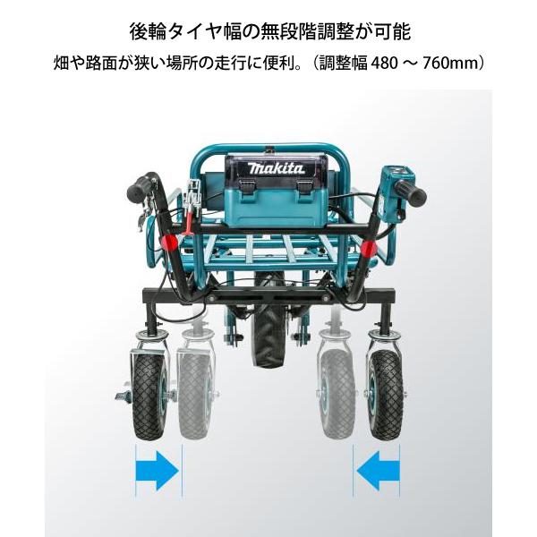 マキタ makita 18V 充電式運搬車 本体のみ CU180DZN バッテリー・充電器別売り 電動 猫車 バッテリー式 台車 荷運び 純正｜mitsuyoshi｜12