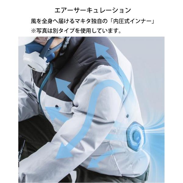 値下げしましたマキタMakita スマートファンベスト【未使用品】 マキタ（makita） 充電式スマートファンベスト FV214DZFA S M L 18V