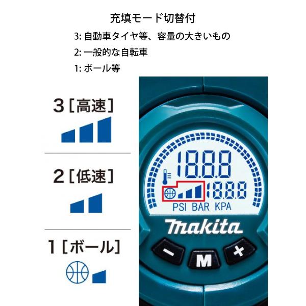 マキタ 40Vmax 充電式 空気入れ 本体のみ makita MP001GZ マキタ 40Vmax 充電式 空気入れ 本体のみ makita MP001GZ