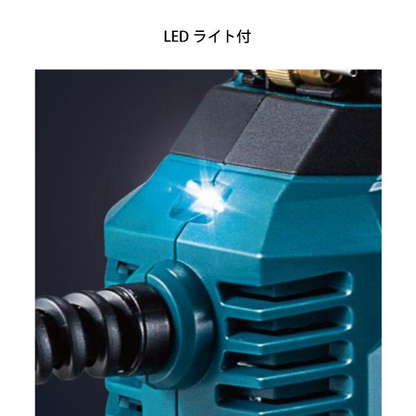 マキタ 40Vmax 充電式 空気入れ 本体のみ makita MP001GZ バッテリー・充電器別売り 純正品 40V 電動空気入れ ポンプ 空気入れ 電動 コードレス タイヤ｜mitsuyoshi｜09