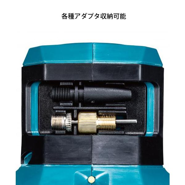 マキタ 18V 充電式 空気入れ 本体のみ makita MP181DZ バッテリー・充電器別売り 純正品 電動空気入れ ポンプ 空気入れ 電動 コードレス タイヤ 自転車 車｜mitsuyoshi｜12