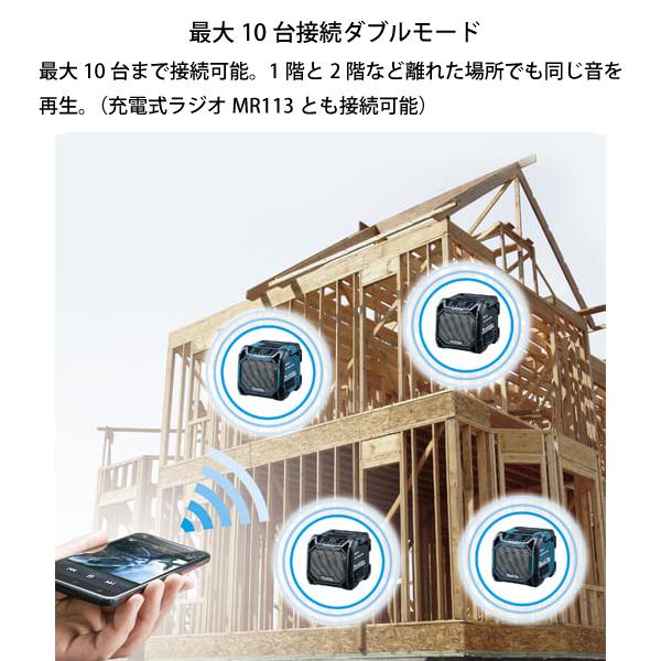 マキタ マキタ（makita） 充電式スピーカ 黒 MR203B 防水 防塵
