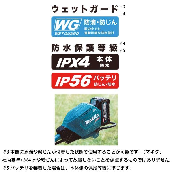 マキタ（makita） 充電式草刈機 255mm Uハンドル 青 MUR001GRM