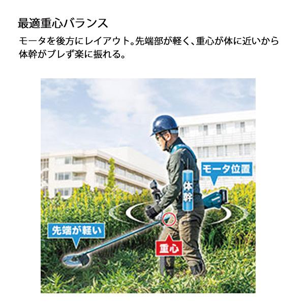 マキタ（makita） makita 40Vmax 充電式 草刈機 230mm Uハンドル 本体