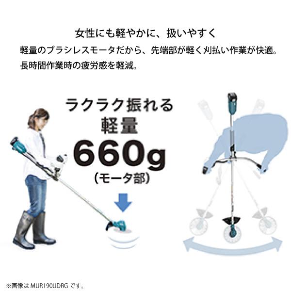 マキタ（makita） makita 18V 充電式草刈機 ループハンドル MUR190LDRG 