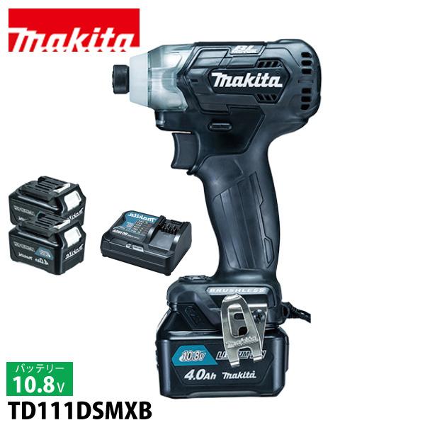 マキタ（makita） 充電式インパクトドライバ 黒 TD111DSMXB バッテリー 