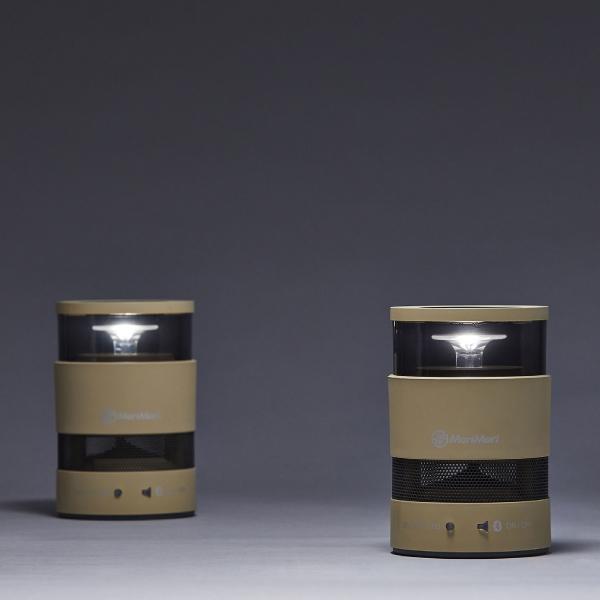 MoriMori LED ダブルスピーカー アイボリー FWS-1702-NA