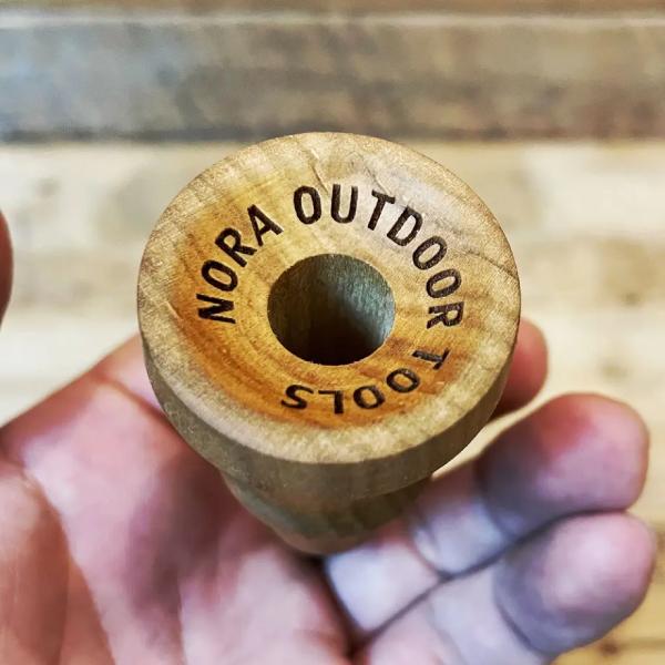 野良道具製作所 ブラスター 真鍮 火吹き棒 野良道具製作所 野良ブラスター真鍮「一文字鳶付」 鳶（フック）付き火