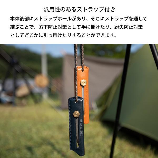 OLFA WORKS(オルファワークス) 替刃式ブッシュクラフトナイフ BK1 レザー OW-BK1L アウトドア ナイフ キャンプ|mitsuyoshi|16