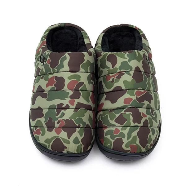 SUBU（スブ） サンダル ダックカモ SB-DCM 撥水 裏起毛 靴 スリッパ 冬