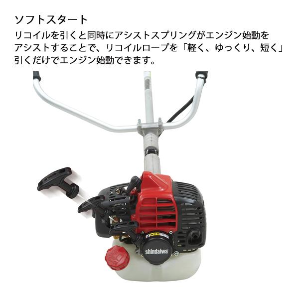 新ダイワRM3032-PTD 刈り払い機　中古品 ループハンドル 新ダイワ 刈払機 山林用 ジュラルミン ループハンドル 組立済み RM3032