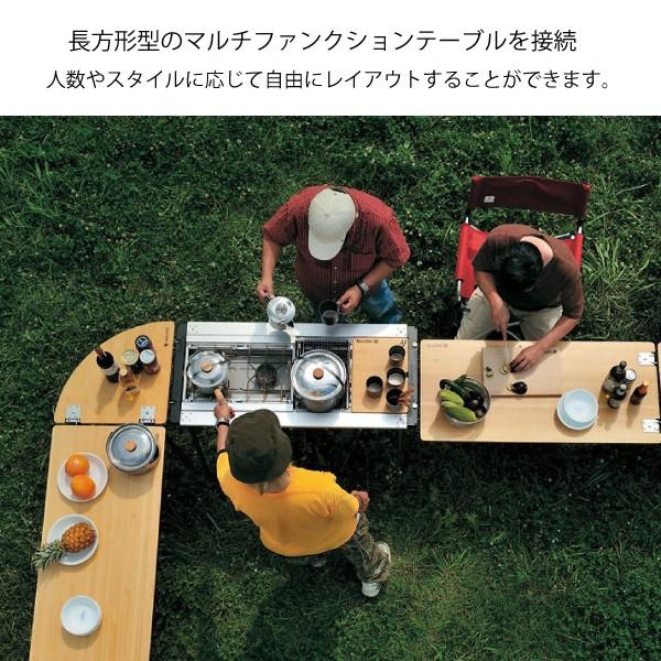 スノーピーク マルチファンクションテーブルコーナー L 竹 CK-118TR キャンプ テーブル アウトドア | snow peak | 04