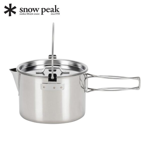 スノーピーク ケトル NO.1 snowpeak CS-068R クッカー アウトドア 鍋 キャンプ ラーメン なべ ナベ コッヘル 注ぎ口 ポット | snow peak