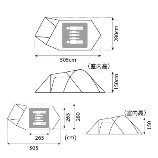 snow peak スノーピーク ドームテント 野遊びセット2023
