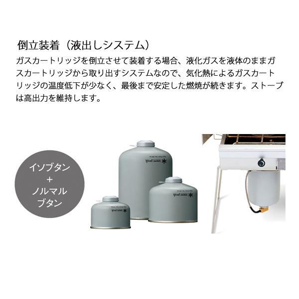 snow peak（スノーピーク） ギガパワーガス 250 イソ (GP-250SR) 4点 