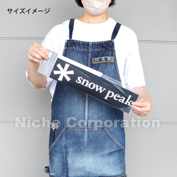 snow peak スノーピーク ステッカー ロゴステッカー アスタリスクM NV 