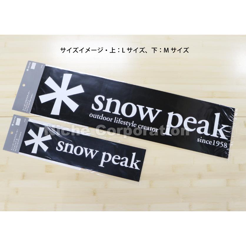 snow peak スノーピーク ステッカー ロゴステッカー snow peak スノーピーク ステッカー ロゴステッカー