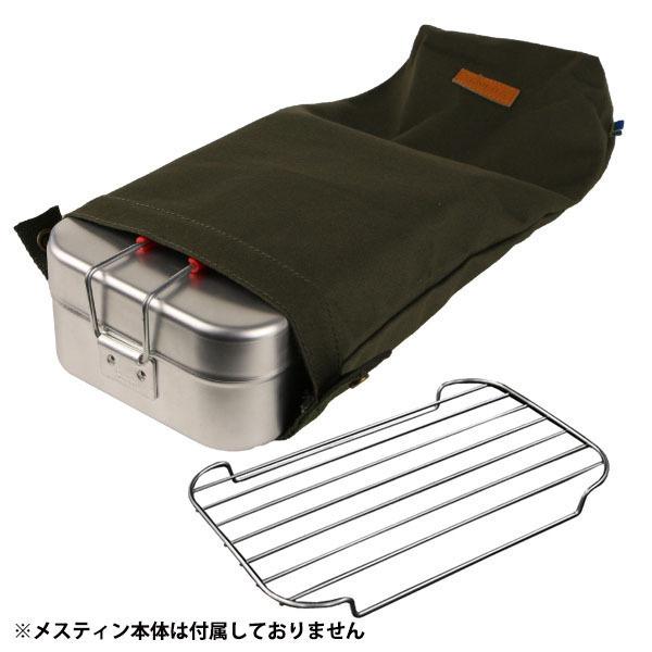 トランギア ラージメスティン用 HDケース オリーブ+メッシュトレイ 底