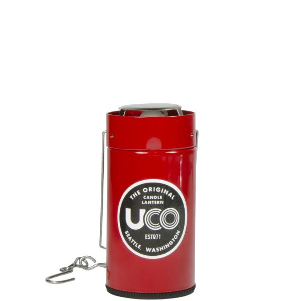 希少 UCO REI別注モデル キャンドルランタン￼アウトドア UCO（ユーコ） キャンドルランタン レッド 24351 アウトドア ろうそく