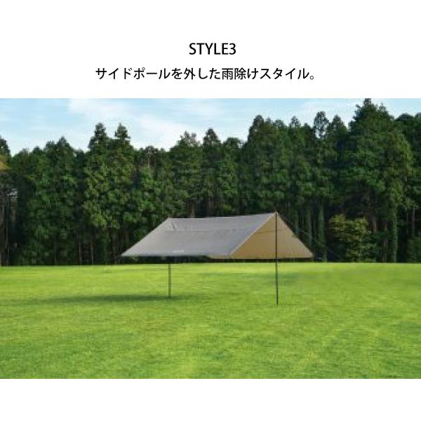 UNIFLAME（ユニフレーム） REVOスクエアタープ 4x4 TAN 682302