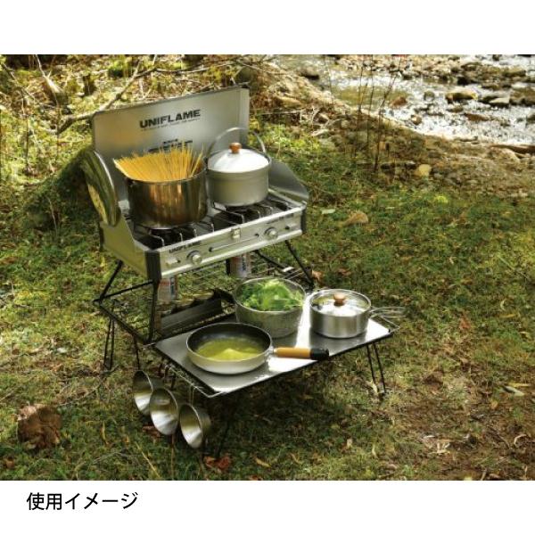 ユニフレーム フィールドラック 3個セット ブラック