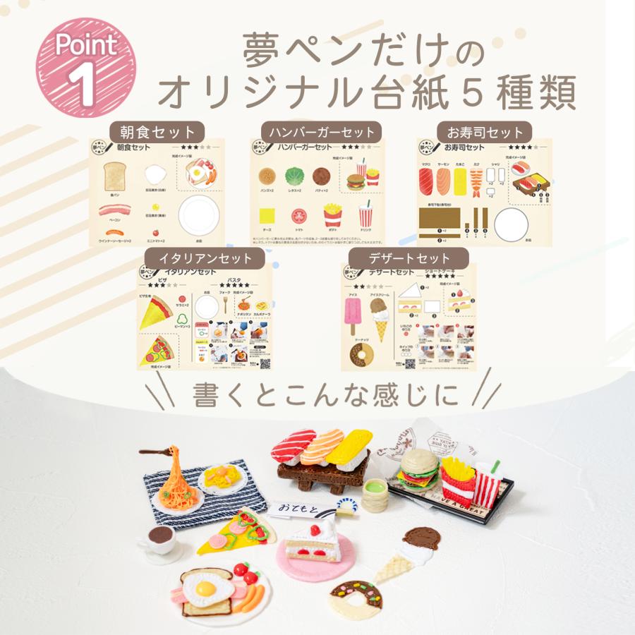 3Dペン 食品サンプルセット フィラメント 知育玩具 おもちゃ 誕生日