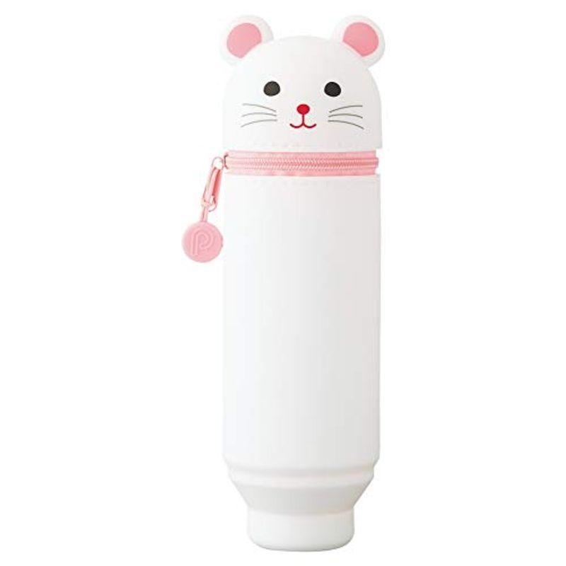 リヒトラブ スタンド ペンケース ネズミ スタンダード 712 15 売り切り御免